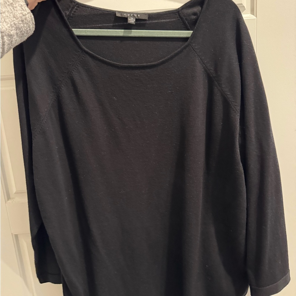 Cyrus Black Blouse worn once